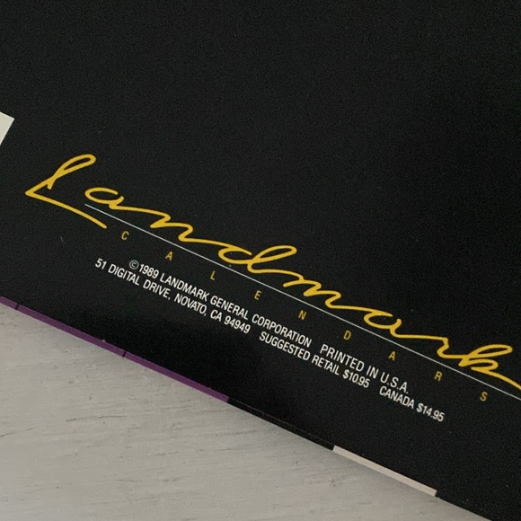 1990 New Kids on the Block Wall Calendar Collectible - Picture 4 of 11